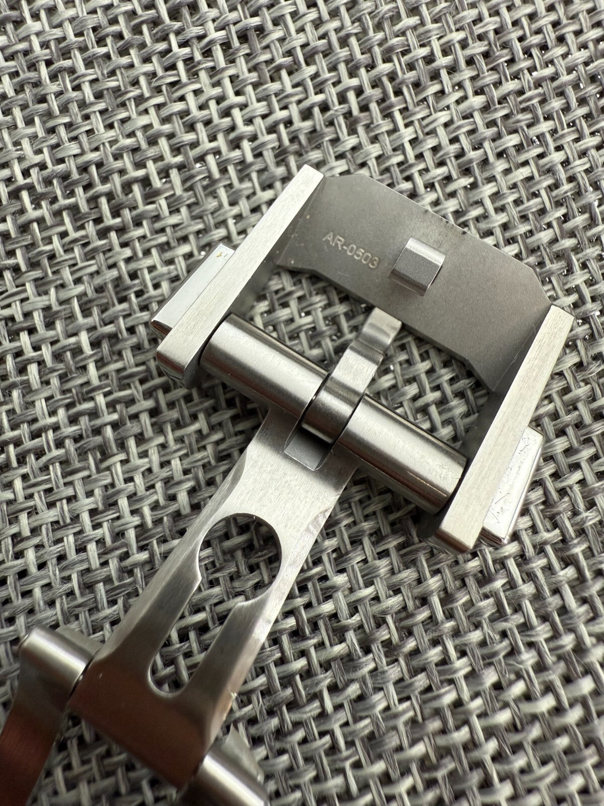 Genuine Zenith defy 18mm for rubber/leather strap Deployment Clasp