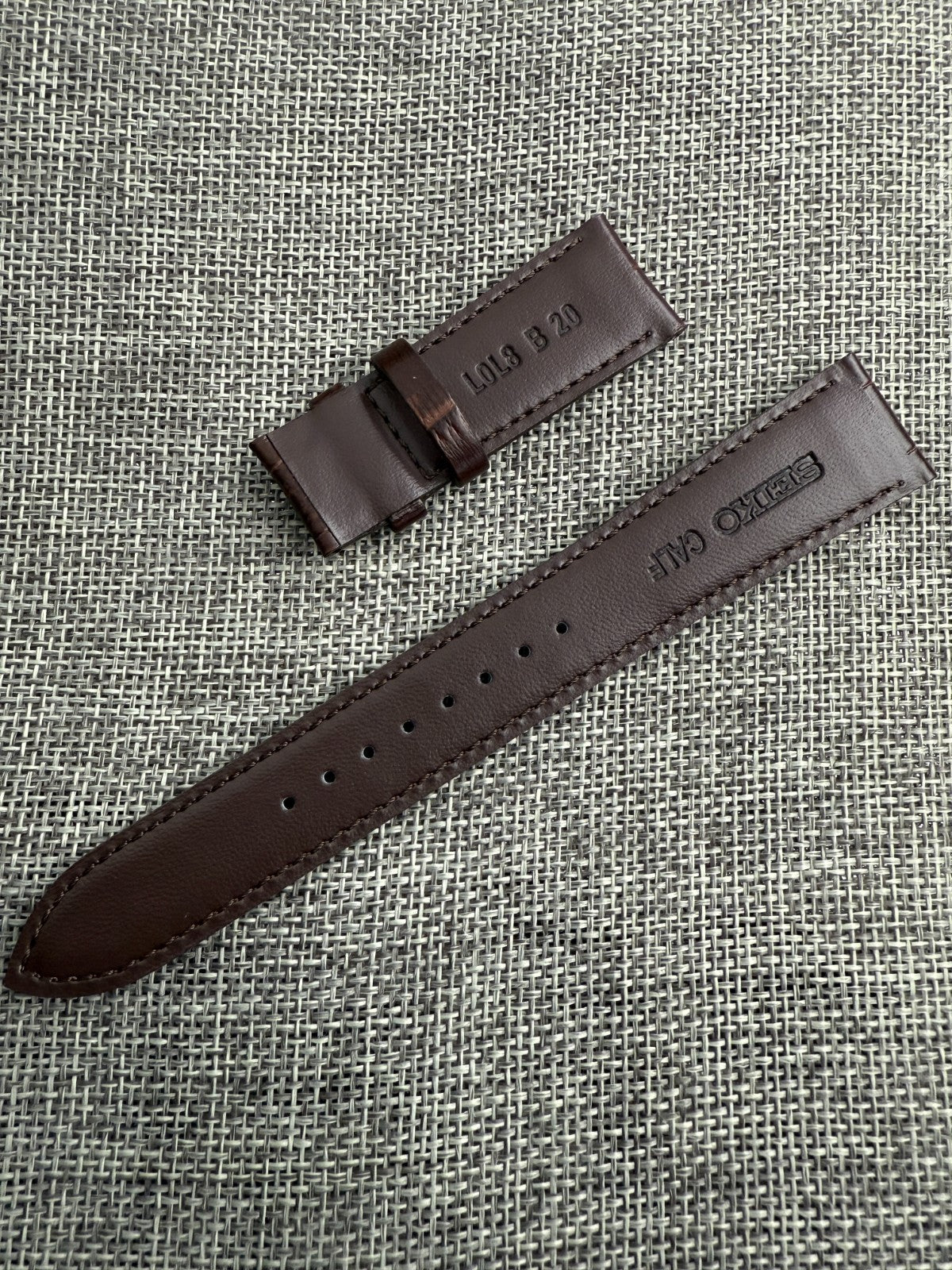 Seiko Prospex Alpinist Australia SPB489J1 L0L8022J0 20mm red leather band strap