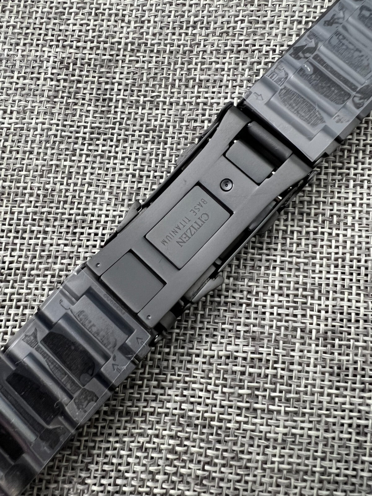 Citizen Diver Titanium 200m black bracelet for NB6004 NB6005 NB6006 S122953