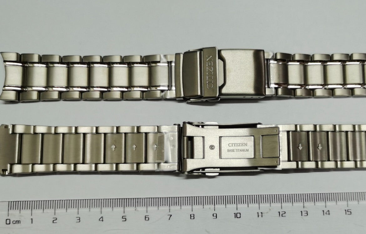 Citizen Super BN0200-56E BN0201 Titanium BRACELET metal band R009419