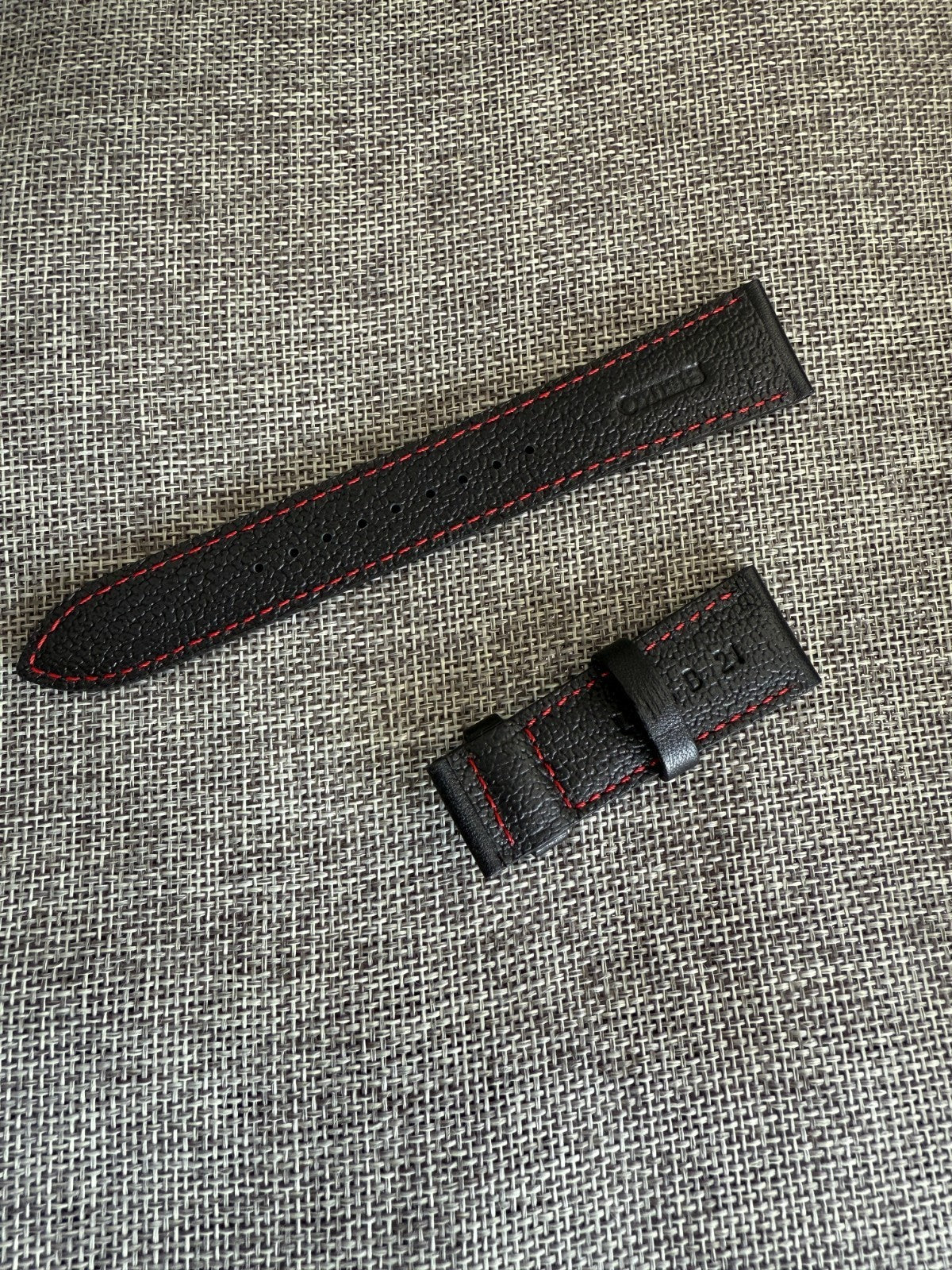 Seiko SSC945 Prospex Red Bezel Speedtimer 21mm red leather band V192-0AH0