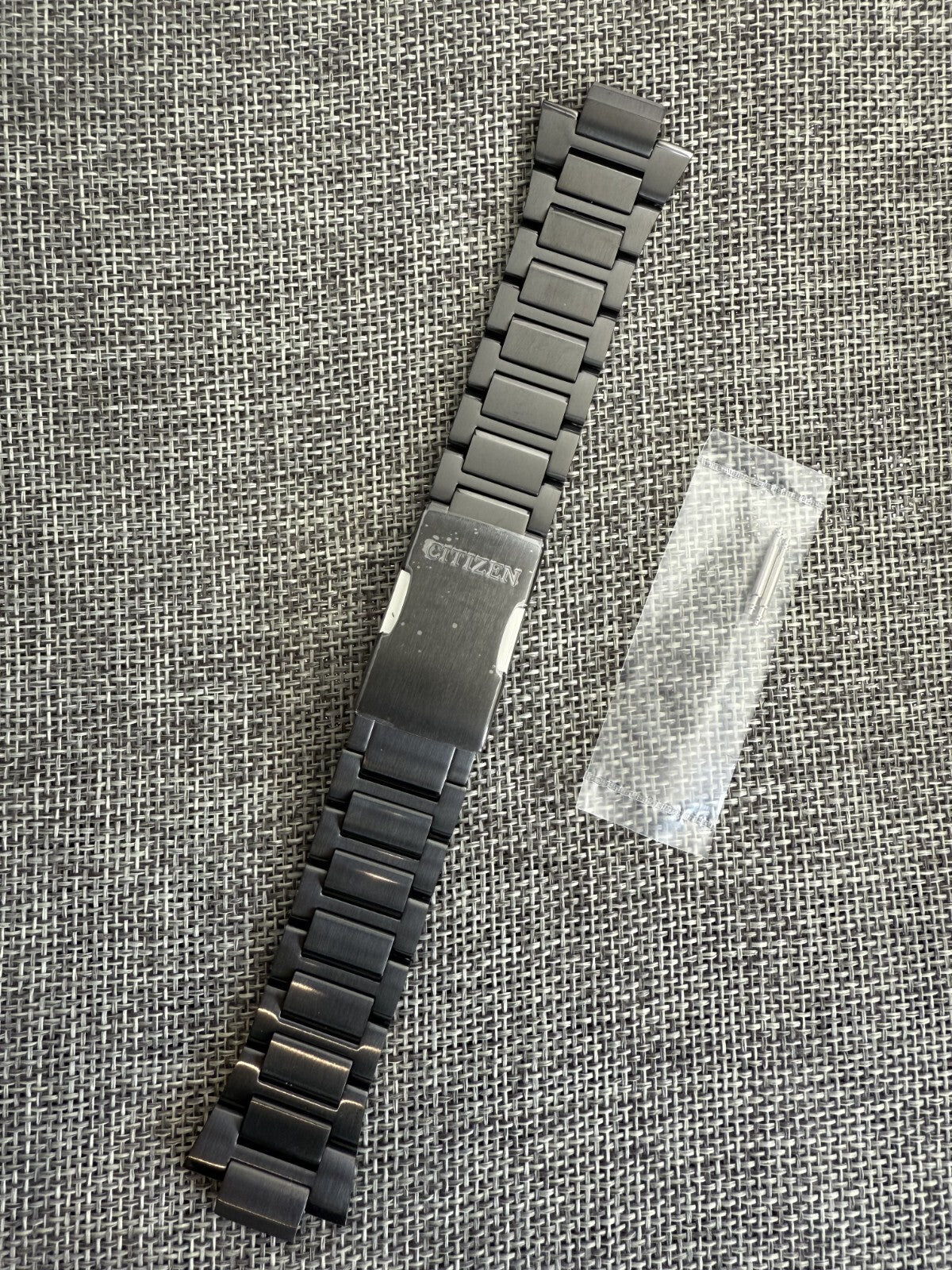 CITIZEN Tsuno BLACK STEEL BRACELET STRAP for AV0077 AV0075 59-S07208