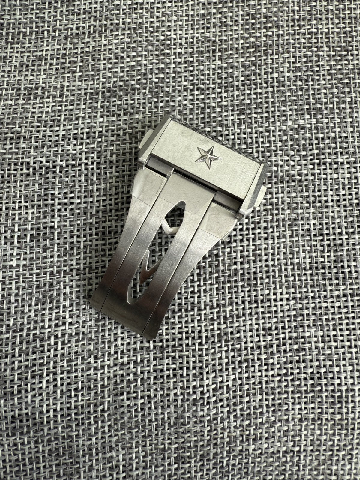 ZENITH 22MM rubber/leather band clasp for defy