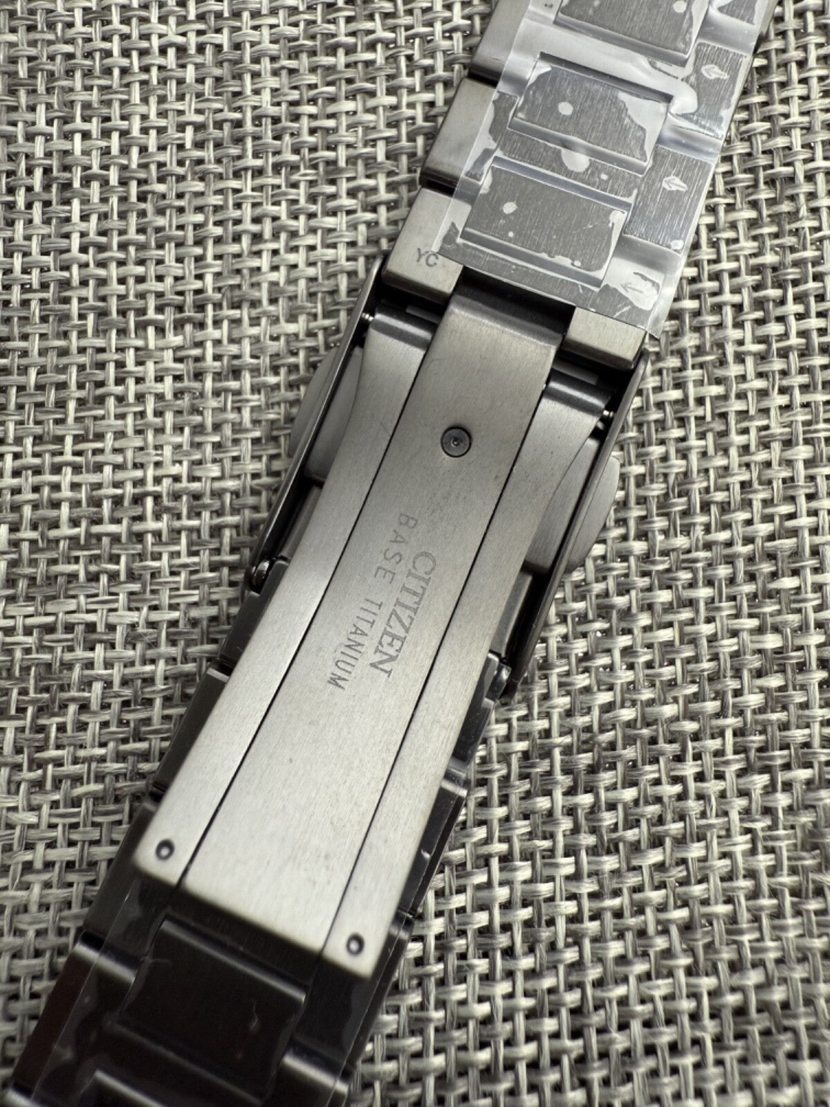Citizen Attesa CC4050 CC4055 CC4056-62W Black Titanium bracelet