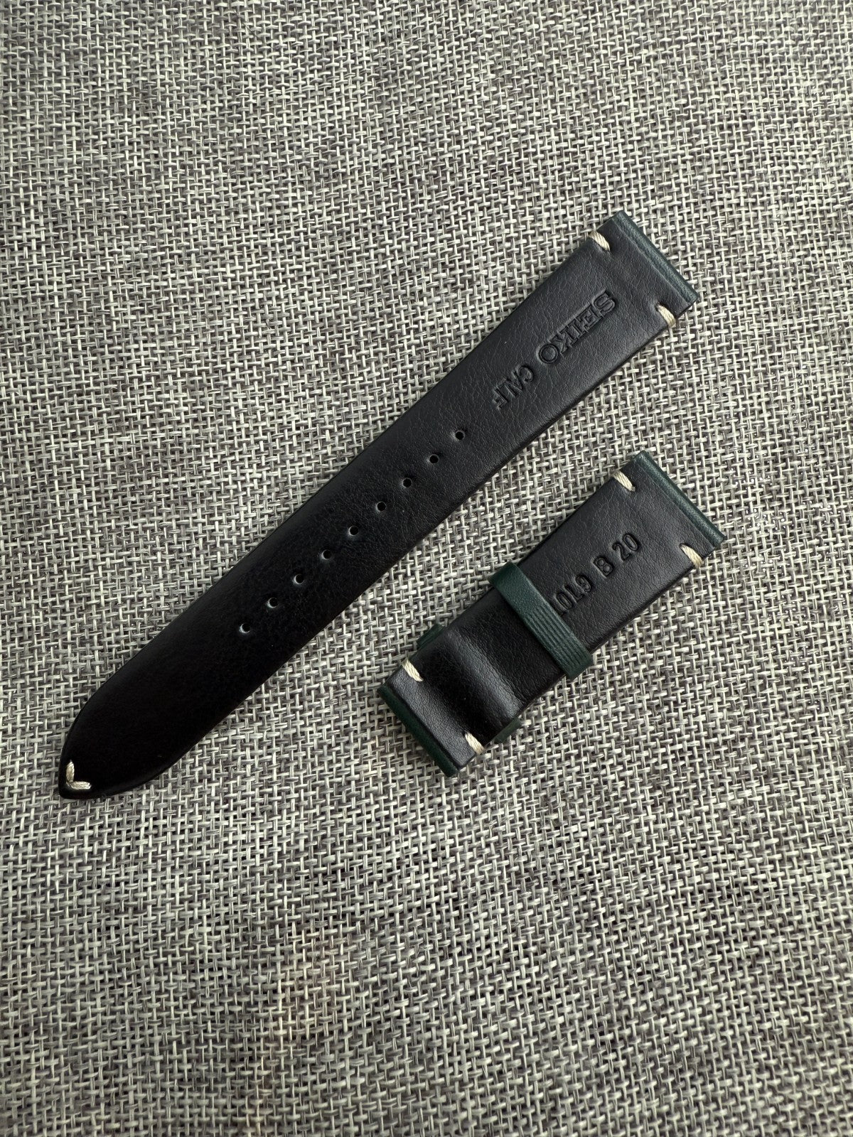 Seiko Prospex Alpinist 6R35-00E0 SBDC119 SPB159J1 green leather band 20mm lug