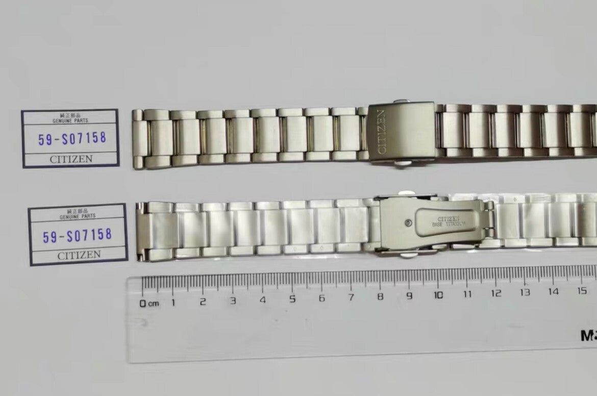 CITIZEN B620-S116546 CA4390-04H bracelet 20mm titanium flat bracelet metal band