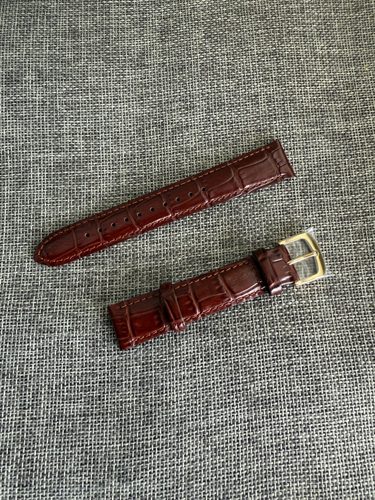Seiko Spirit SCXP032 DFV8KB 18MM 7N01-0DE0 20mm leather band strap