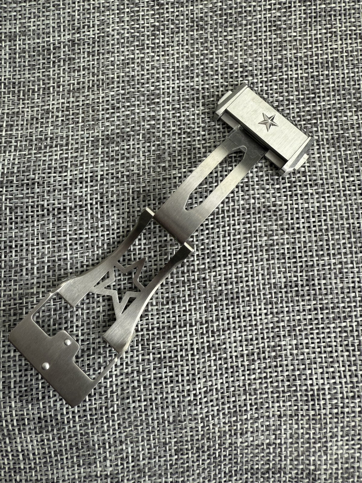 ZENITH 22MM rubber/leather band clasp for defy
