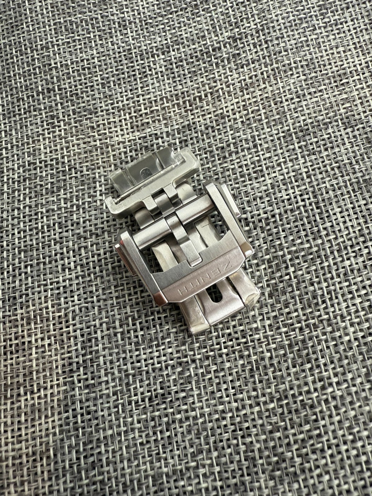 Genuine Zenith defy 18mm for rubber/leather strap Deployment Clasp