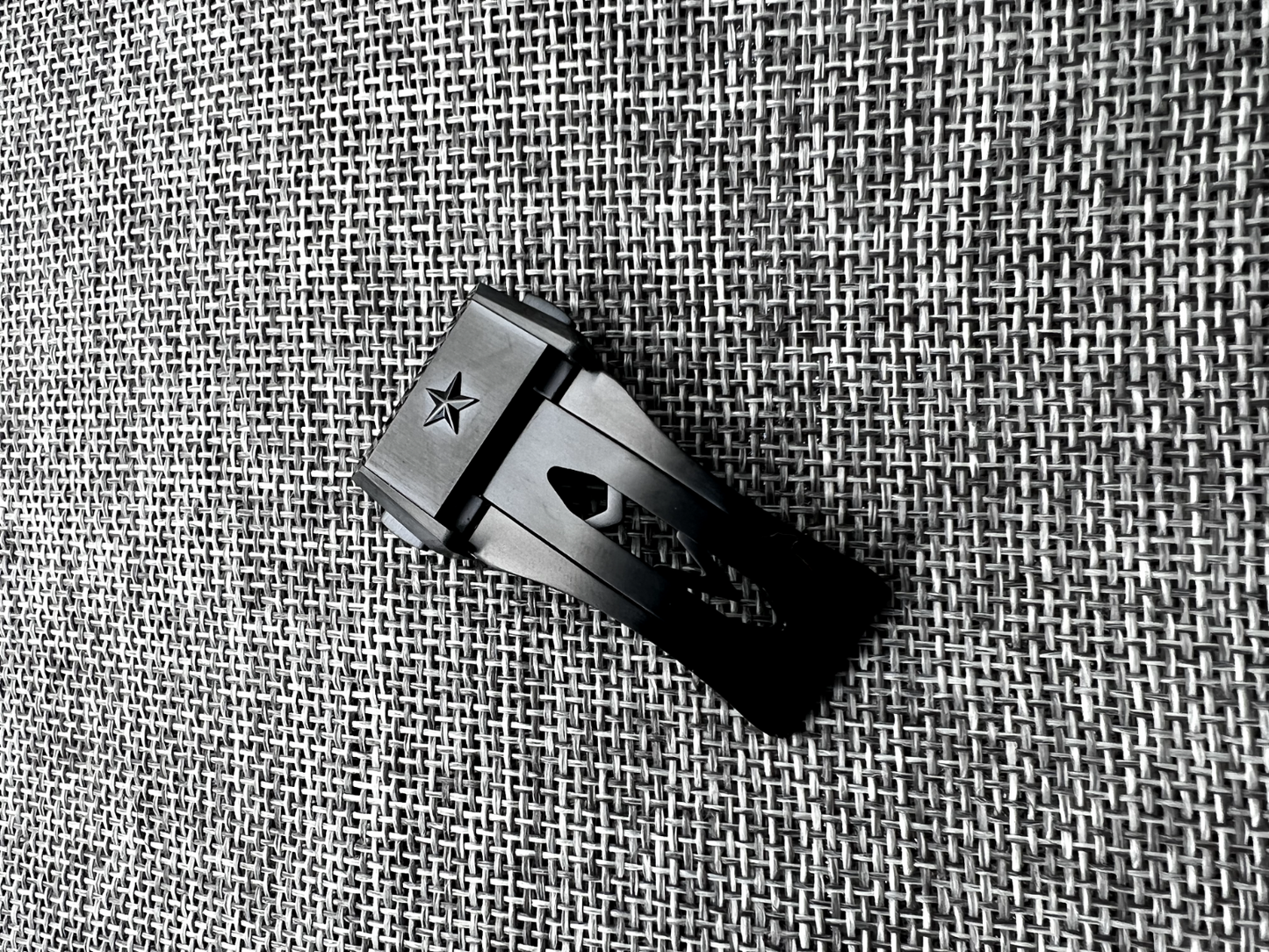 ZENITH 18MM rubber/leather band black clasp for defy 49.9000.670/77.R782