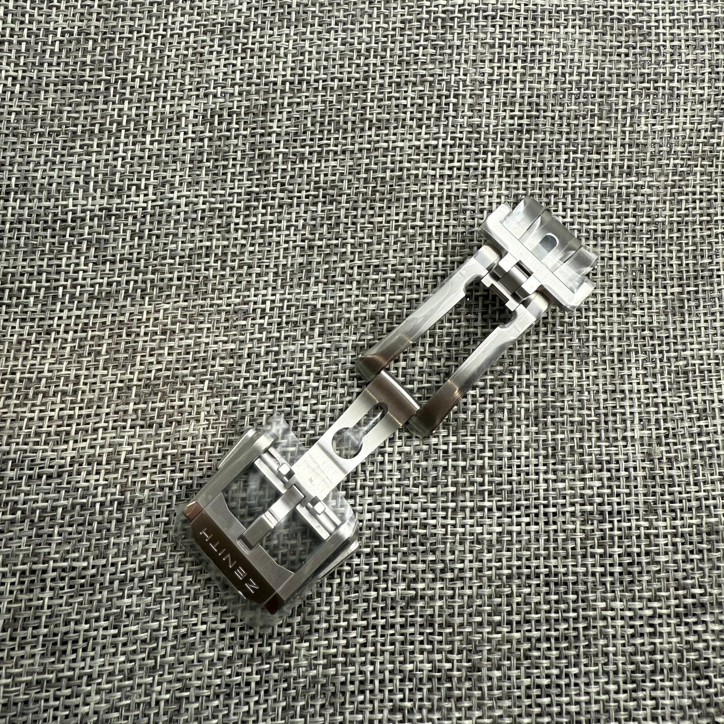 Genuine Zenith defy 16mm skyline for rubber/leather strap Deployment Clasp