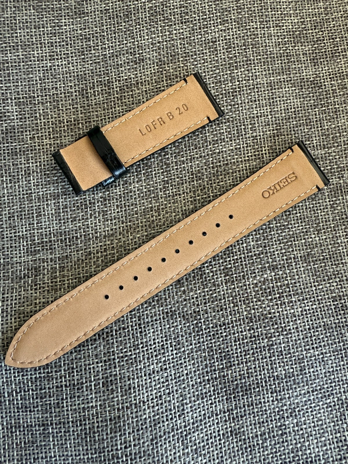 SEIKO PRESAGE SARY095/SSA379J1 4R35-02S0 4R39-00W0 20mm leather band strap
