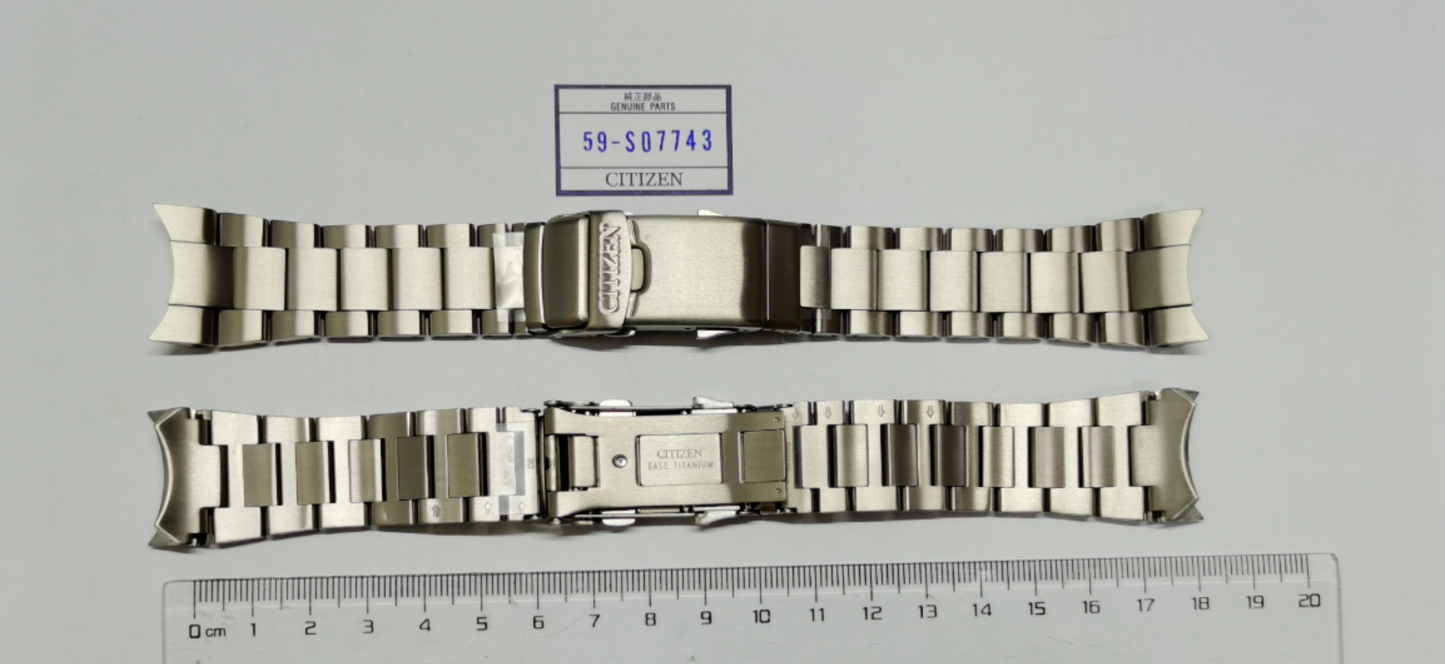 Citizen Titanium Diver 200m bracelet for NB6004 NB6005 NB6006 S122961