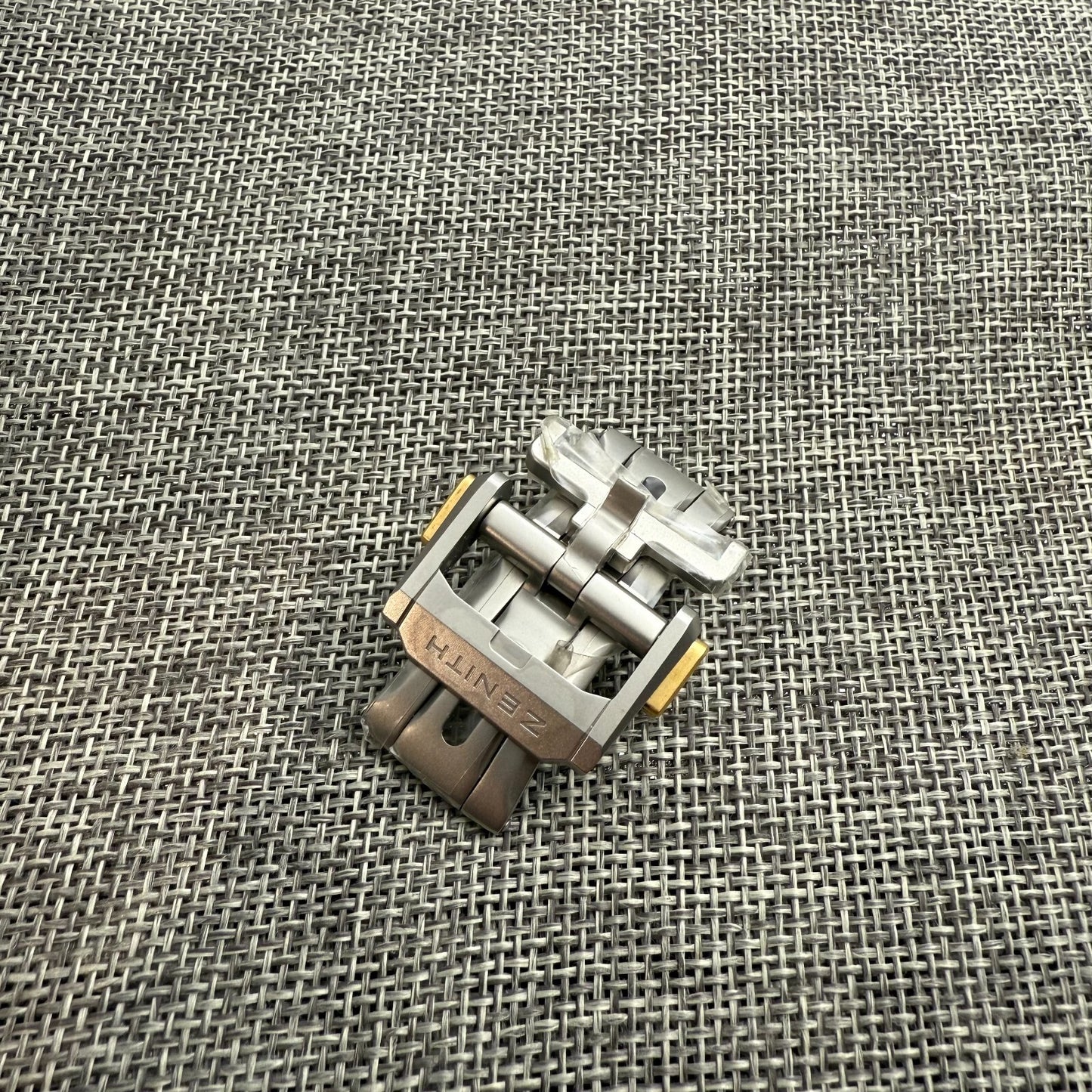 Genuine Zenith defy 20mm golden for rubber/leather strap Deployment Clasp