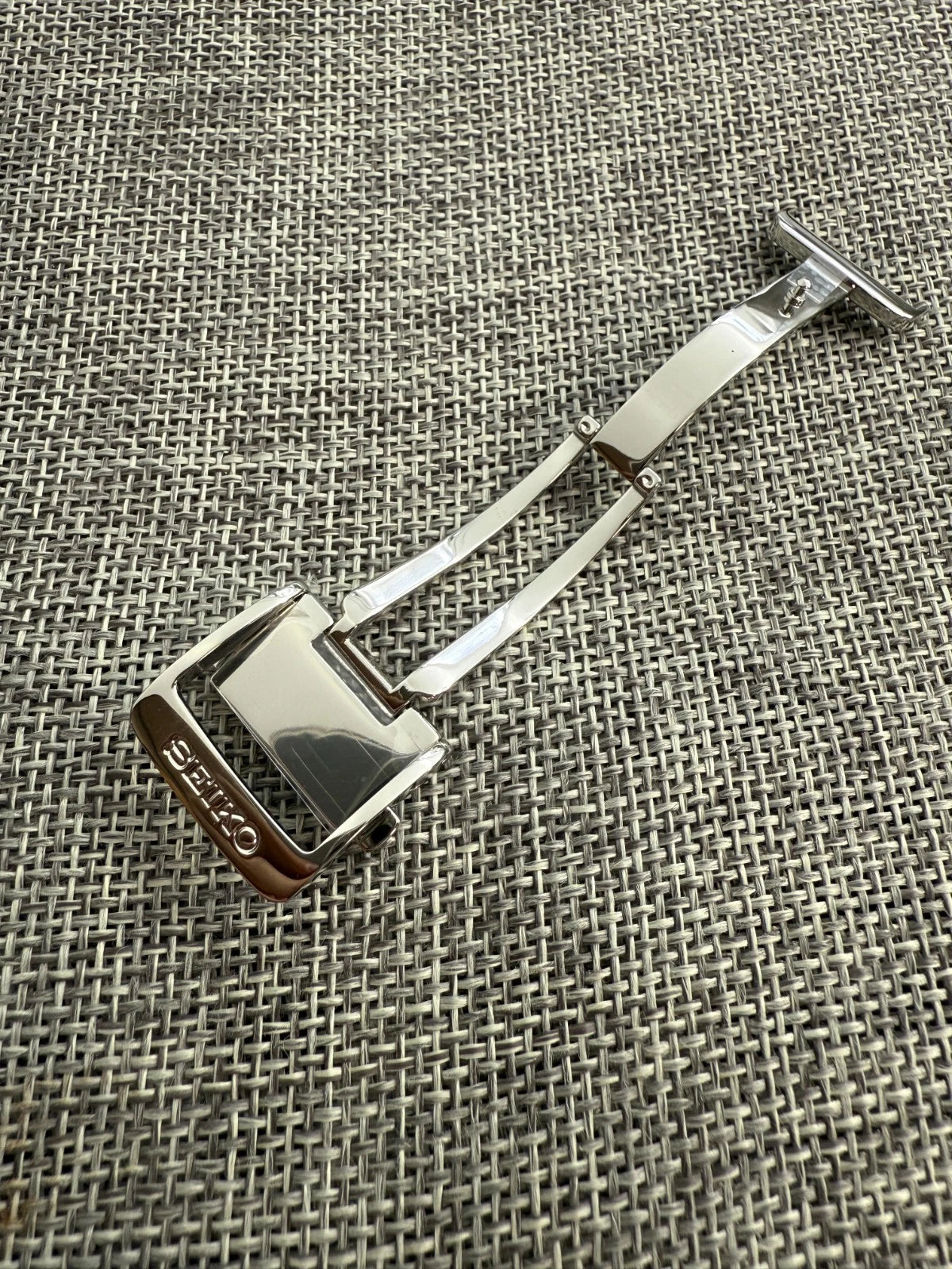 Seiko Prospex Alpinist 18mm Steel Deployant Clasp buckle for Leather Watch Band