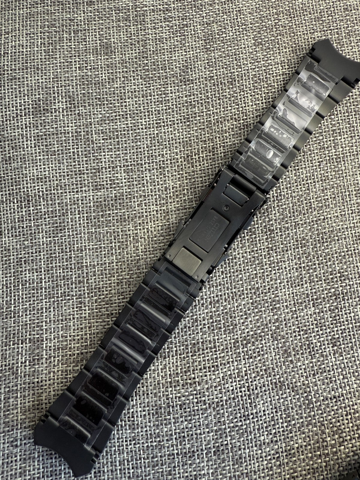 Citizen black grey Titanium bracelet for NB6004 NB6005 NB6006 S122953 NB6008-/