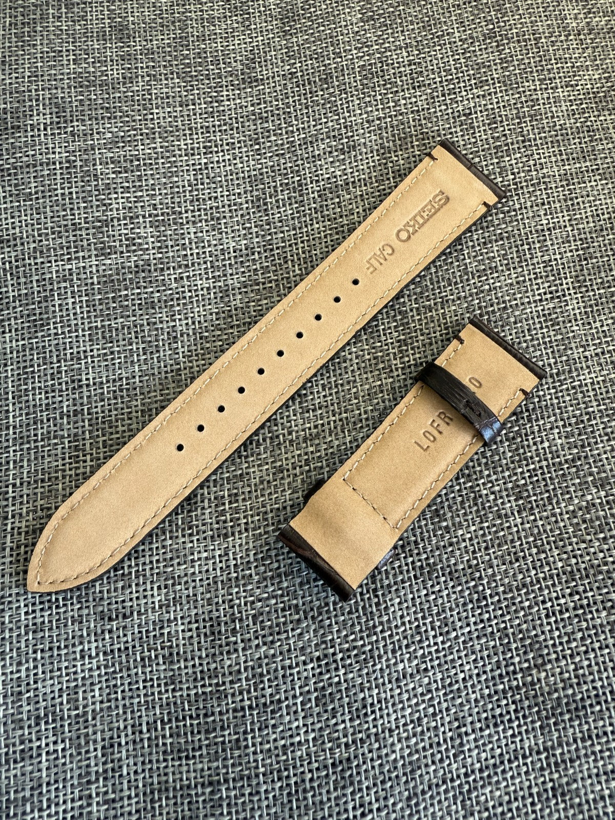 Seiko Presage Sary142 SRPD42J1 4R35-02S0 20mm lug brown leather band strap-