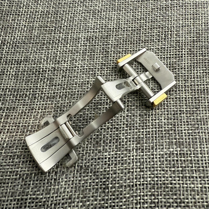 Genuine Zenith defy 20mm golden for rubber/leather strap Deployment Clasp