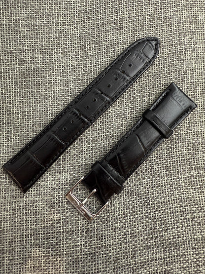 Seiko watch SUR113 SUR113P1 6N42-00D0 L0DR011J0 20mm lug leather band strap