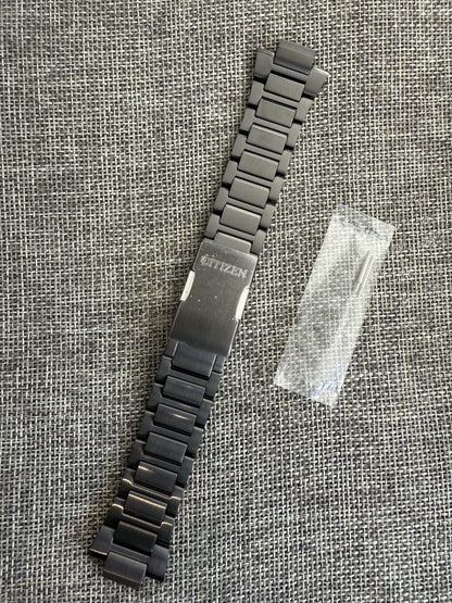 CITIZEN  Tsuno BLACK STEEL BRACELET STRAP for AV0077 AV0075 59-S07208