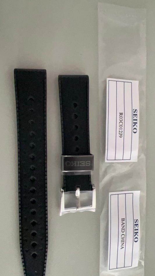 SEIKO PROSPEX DIVER SCUBA 1965 19mm DIVERS SJE093J1 (SBEN003)rubber band