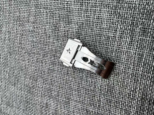 ZENITH 18MM rubber/leather band clasp for defy 95.9000.670/51.R790