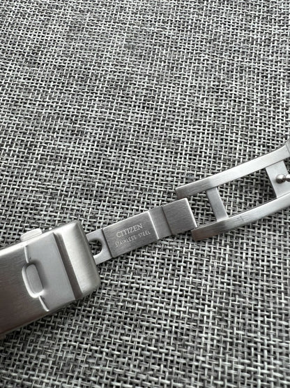 Genuine Citizen Stainless Steel Watch Bracelet Band 18mm*18mm Diver Clasp