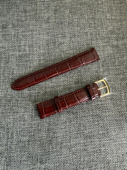 Seiko Spirit SCXP032 DFV8KB 18MM 7N01-0DE0 20mm leather band strap
