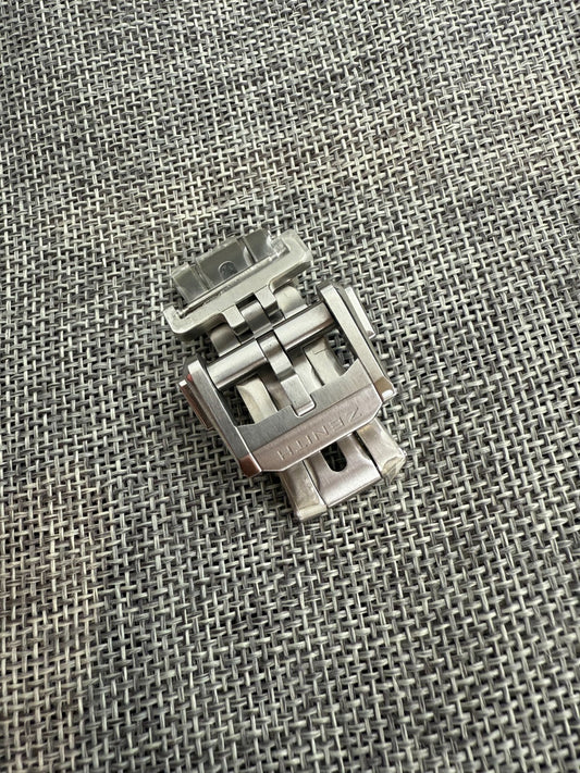 Genuine Zenith defy 18mm for rubber/leather strap Deployment Clasp