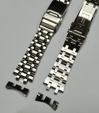 CITIZEN  AS8000-58E AS4020 AS4025-59E S035899 59-S02759 T013295 STEEL BRACELET