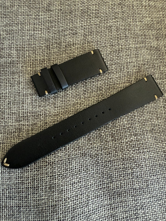 SEIKO Prospex 20mm Watch Band L0LN013J0 SBDC135/6R35-00E0 SPB209J1 black leather
