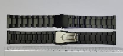CITIZEN BLACK flat lug 23mm Titanium bracelet metal band