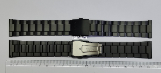 CITIZEN BLACK flat lug 23mm Titanium bracelet metal band