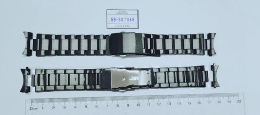 Citizen Black BV1124 CA0695 59-S07088 S113598 metal band black bracelet