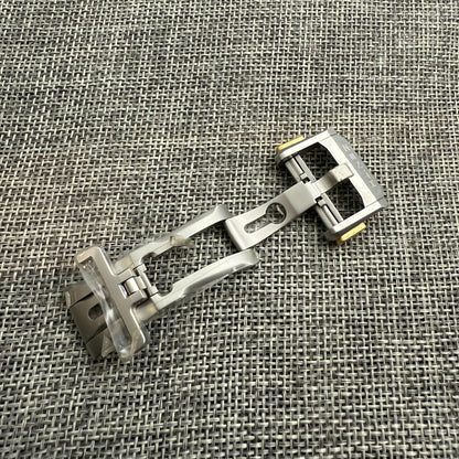 Genuine Zenith defy 20mm golden for rubber/leather strap Deployment Clasp