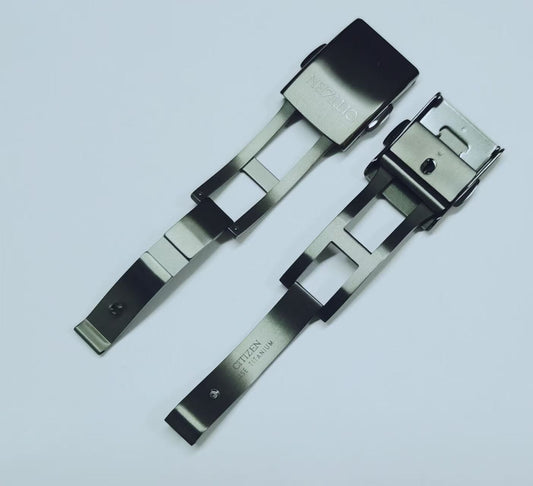 CITIZEN 8*16MM CLASP SUPER black Titanium clasp buckle