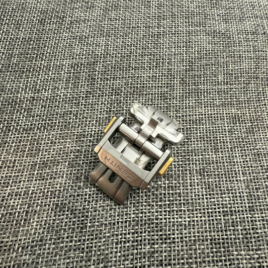 Genuine Zenith defy 20mm golden for rubber/leather strap Deployment Clasp