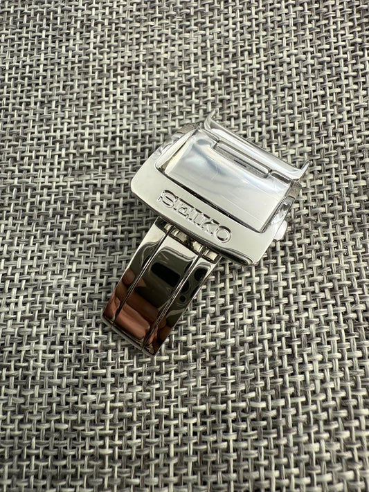 Seiko Prospex Alpinist 18mm Steel Deployant Clasp buckle for Leather Watch Band