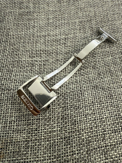 Seiko Prospex Alpinist 18mm Steel Deployant Clasp buckle for Leather Watch Band