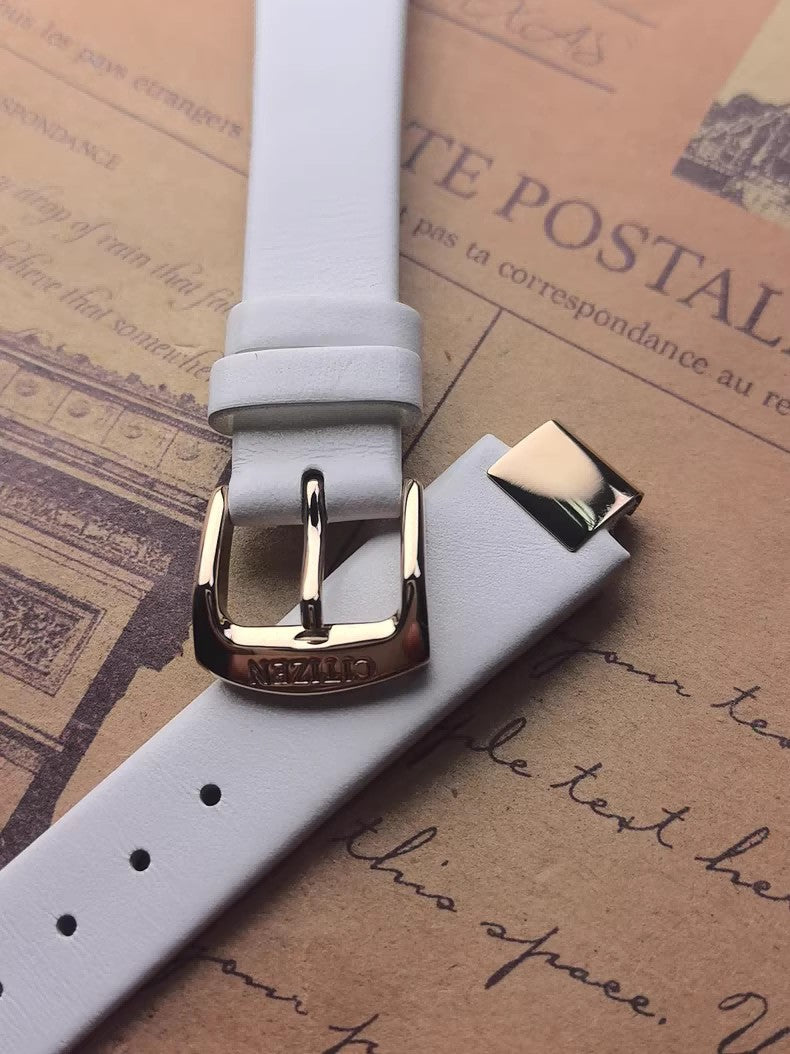 CITIZEN Eco-Drive GA1053-01A GA1053-10D 16mm Original Leather Watch Strap