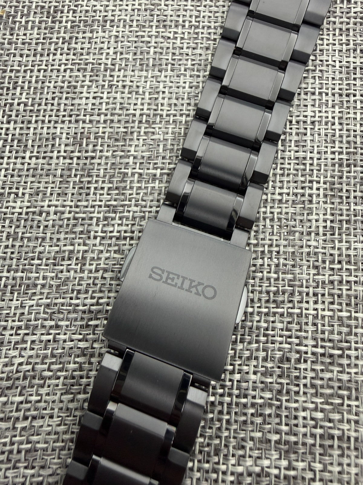 Seiko Astron 8X53-0AB0 SBXB049 SBXB075 SSE049J1 SSE075J1 black titanium bracelet