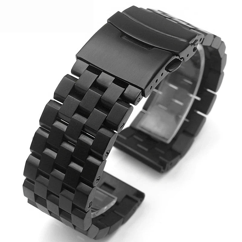 Stainless Steel Watch Band Fits Seiko Tuna Can 19/20/21/22mm Metal Bracelet