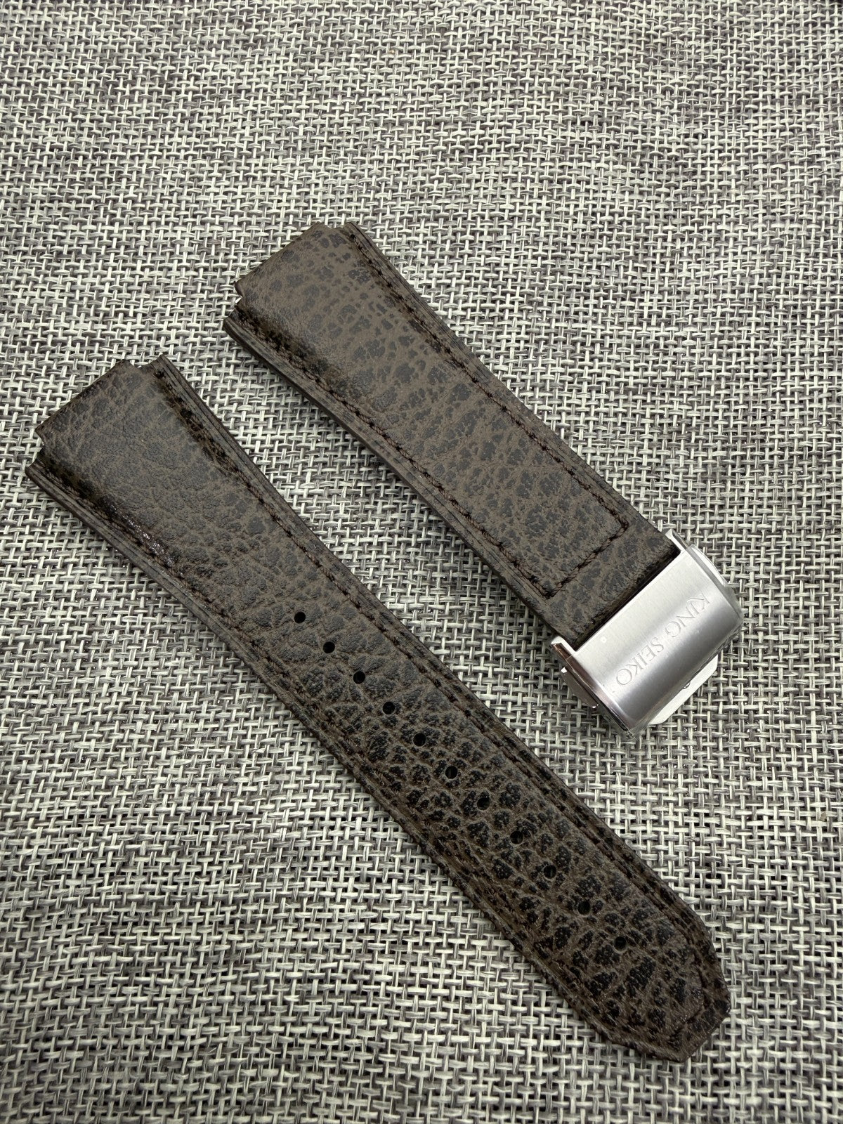 King Seiko VANAC KS SLA083 SLA085 SLA087 SLA093 8L45 leather band/17mm brown-