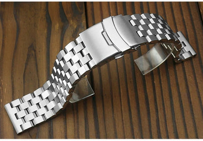 Stainless Steel Watch Band Fits Seiko Tuna Can 19/20/21/22mm Metal Bracelet