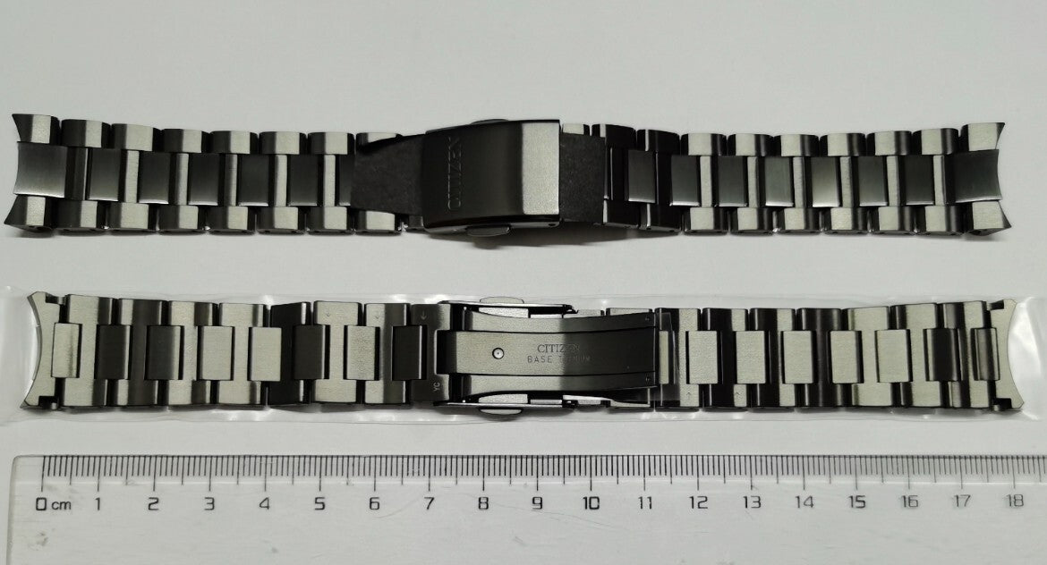 CITIZEN ATESSA F900 CC9075-52E GPS BLACK Bracelet metal band-/