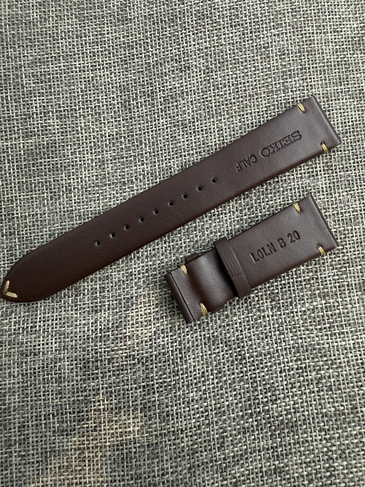 SEIKO Prospex L0LN014K0 20mm Leather Brown SBDC136/6R35-00E0 SPB210J1-