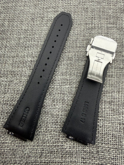 King Seiko VANAC KS SLA083 SLA085 SLA087 SLA093 8L45 leather band/17mm black-