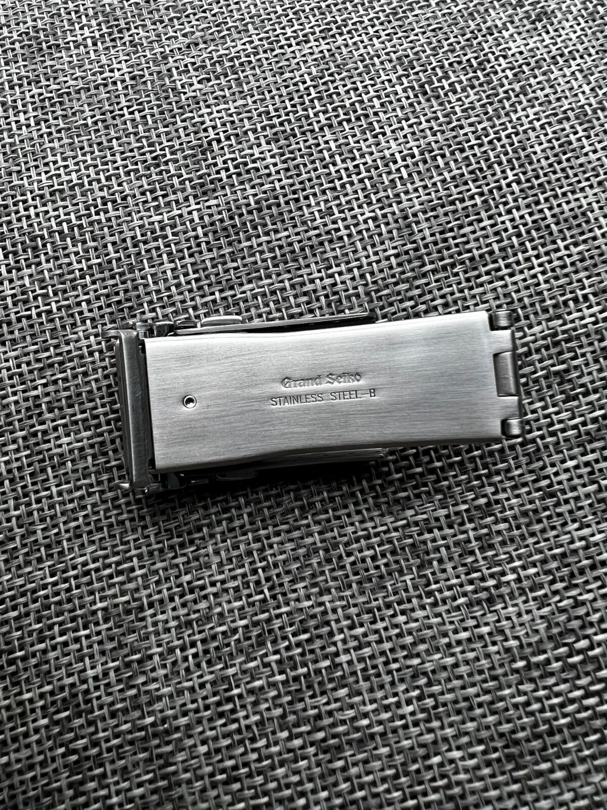 GRAND SEIKO Diver’s GS original buckle STEEL clasp 18MM*18MM Ratchet SLGA001-