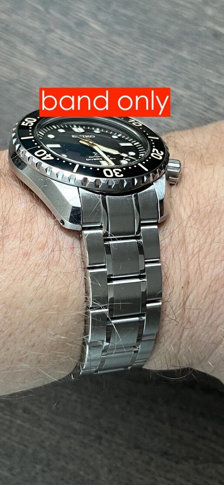 GRAND SEIKO GS SBGE033 SLA057 9R66-0AC0 20mm bracelet metal band SLA055 SBGE205