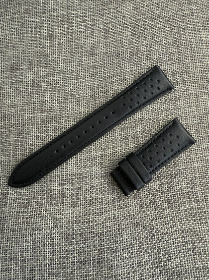 Seiko SSC943 Prospex Red Bezel Speedtimer 21mm red leather band V192-0AH0 SBDL